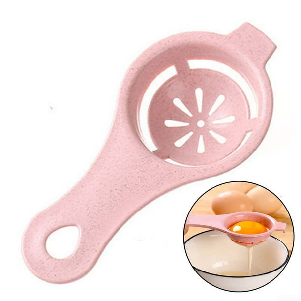 Egg Yolk Separator Tool Easy Cooking White Sieve Plastic Kitchen Gadget Egg Yolk Separator Tool Easy Cooking White Sieve Plastic Kitchen Gadget